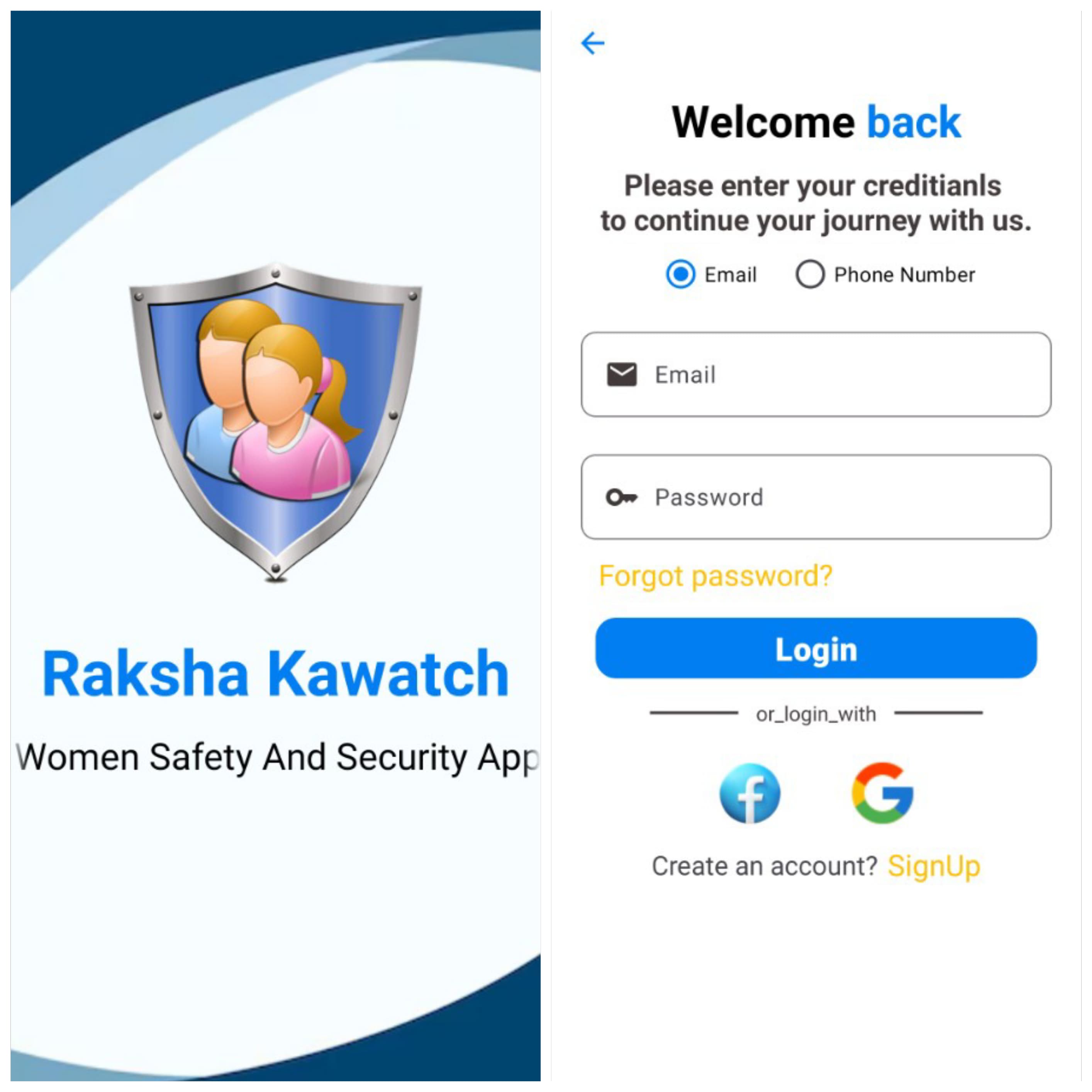 Raksha Kawatch App